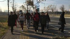 健康之路，始于足下——记买球赛的app官网教职工徒步健身活动