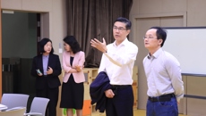 沙洲职业工学院党委书记钱锦东一行来我校调研交流